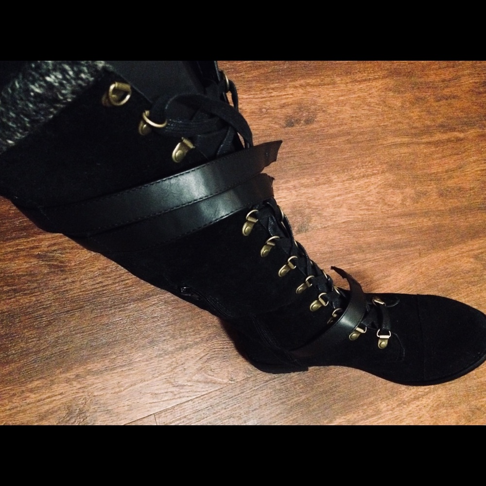 Knee High Boots(wide calf and flat feet friendly)